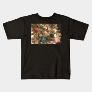 Christmas tree lights ornaments Kids T-Shirt